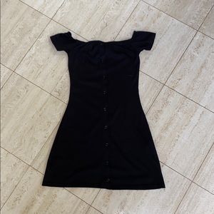 ⭐️⭐️SOLD ⭐️⭐️off the shoulder nastygal mini dress